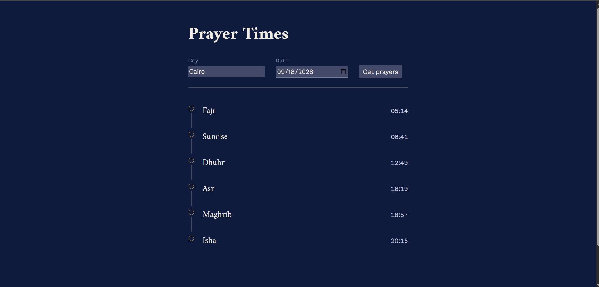 Salah App